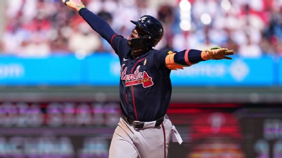 《MLB戰報》阿庫尼亞8局3分砲追平還向費城球迷謝幕　勇士9局超前5：4逆轉費城人